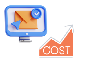 a corporate email cost