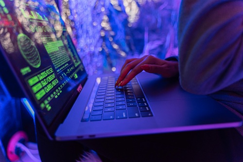 technical work on computer