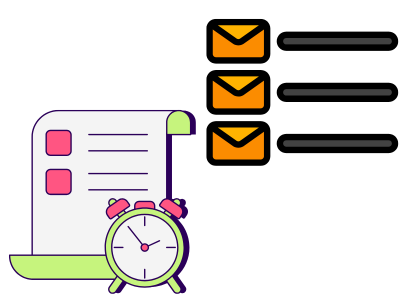 email list and schedule