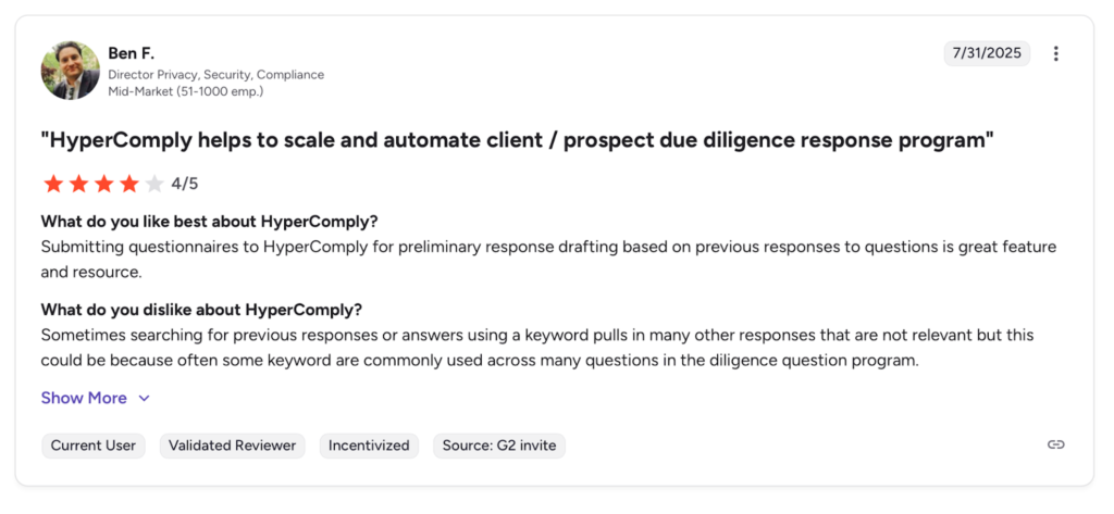 review screenshot