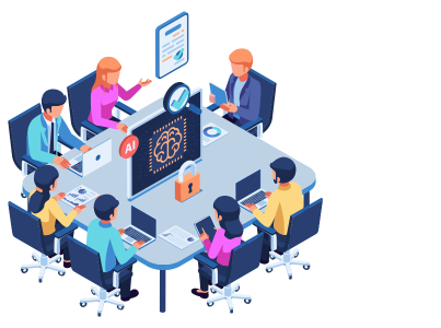group discussion on AI