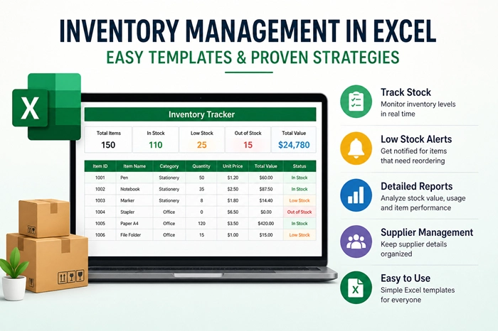 inventory management in excel