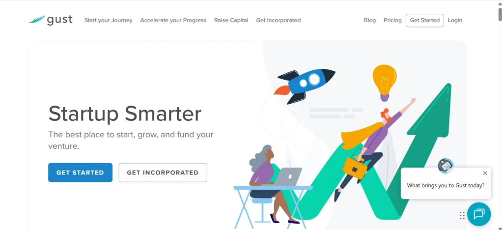 Home page of gust