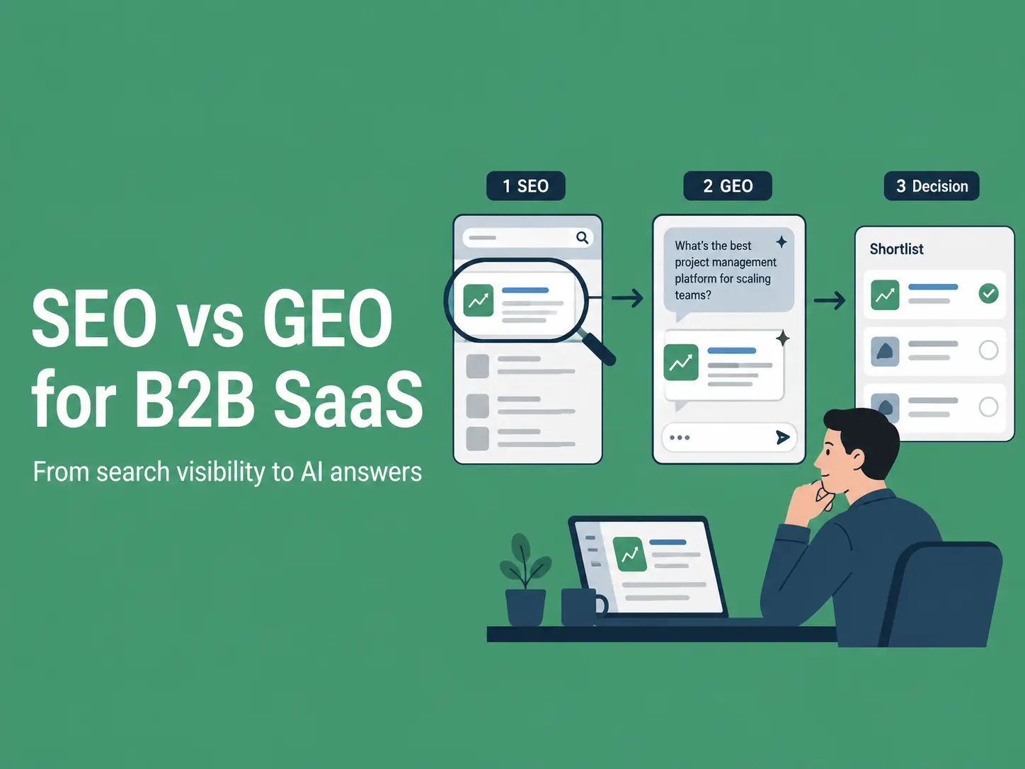 SEO vs GEO: What the Move to AI Search Means for B2B SaaS