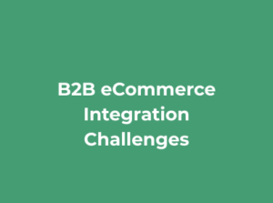 B2B eCommerce Integration Challenges