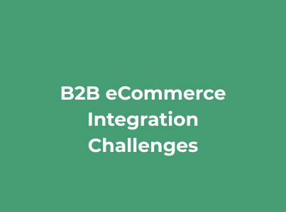 B2B eCommerce Integration Challenges